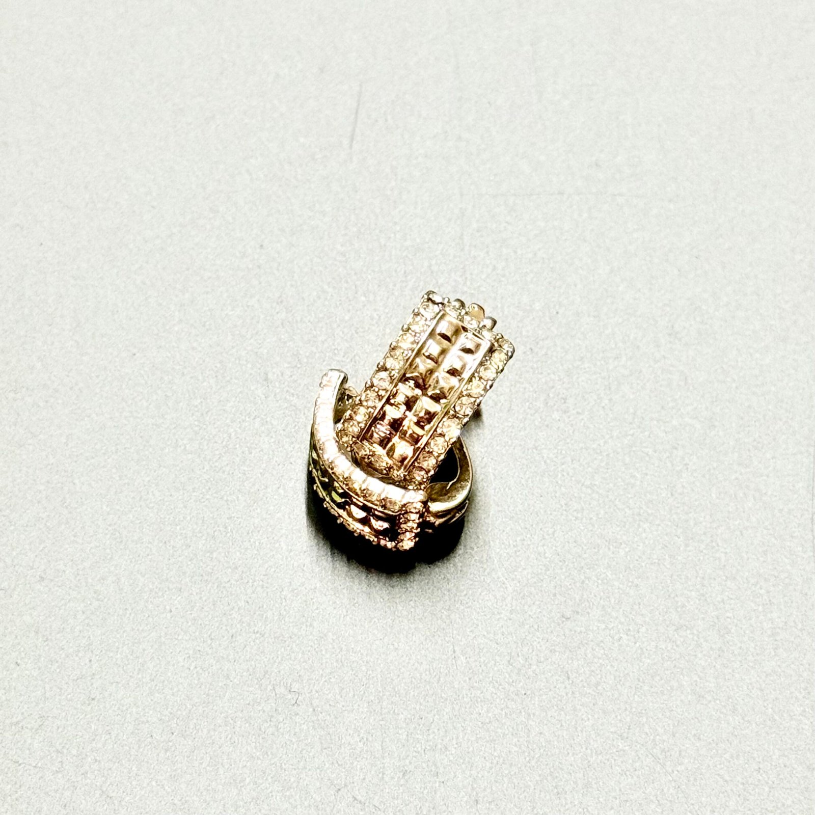 Silver Curve Clip-On Earrings