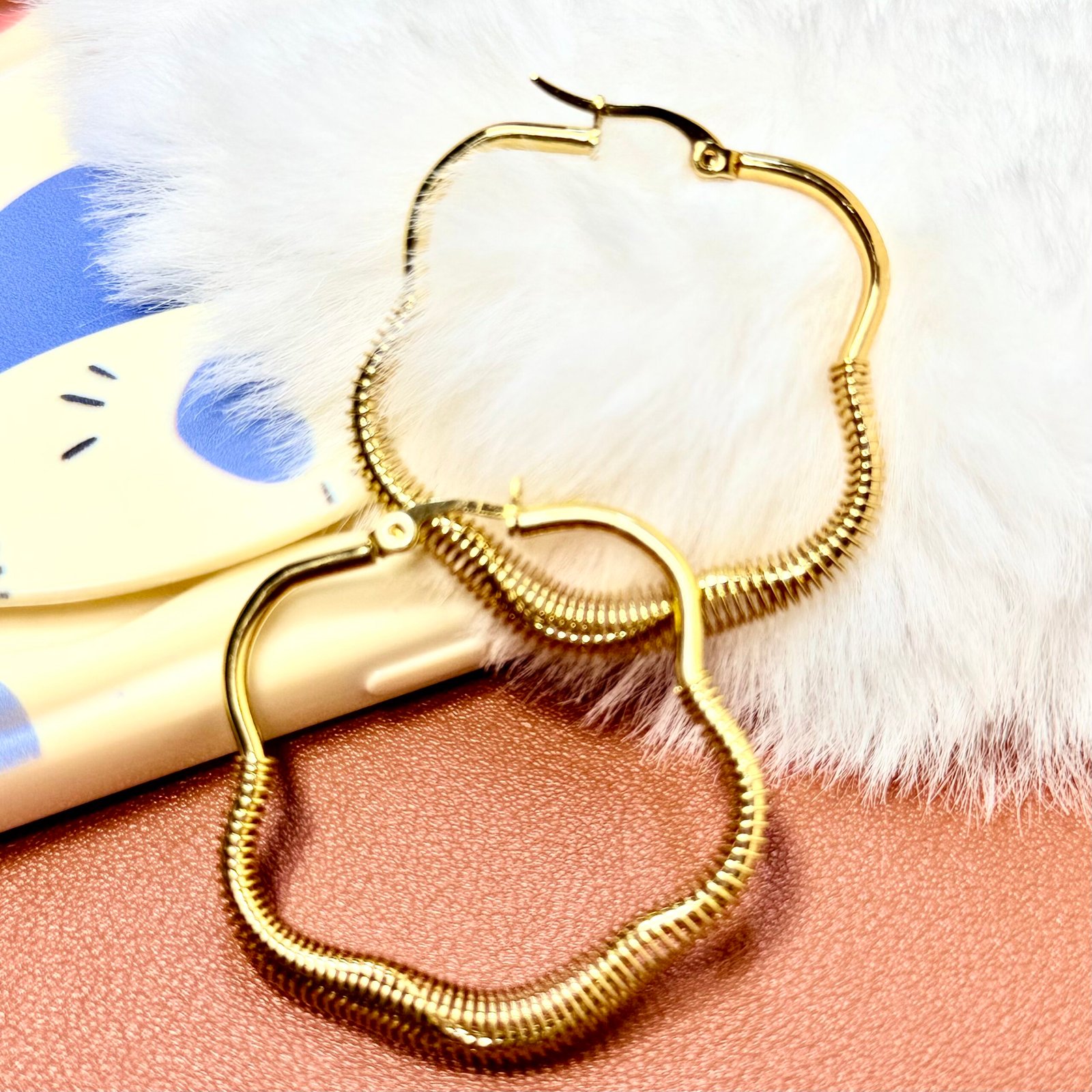 WaveLock Hoop Earrings - Image 2
