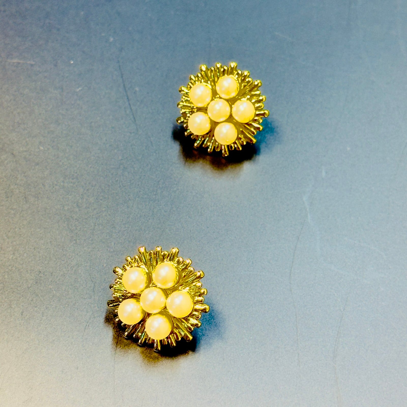 Pearl Bloom Stud Earrings - Image 5