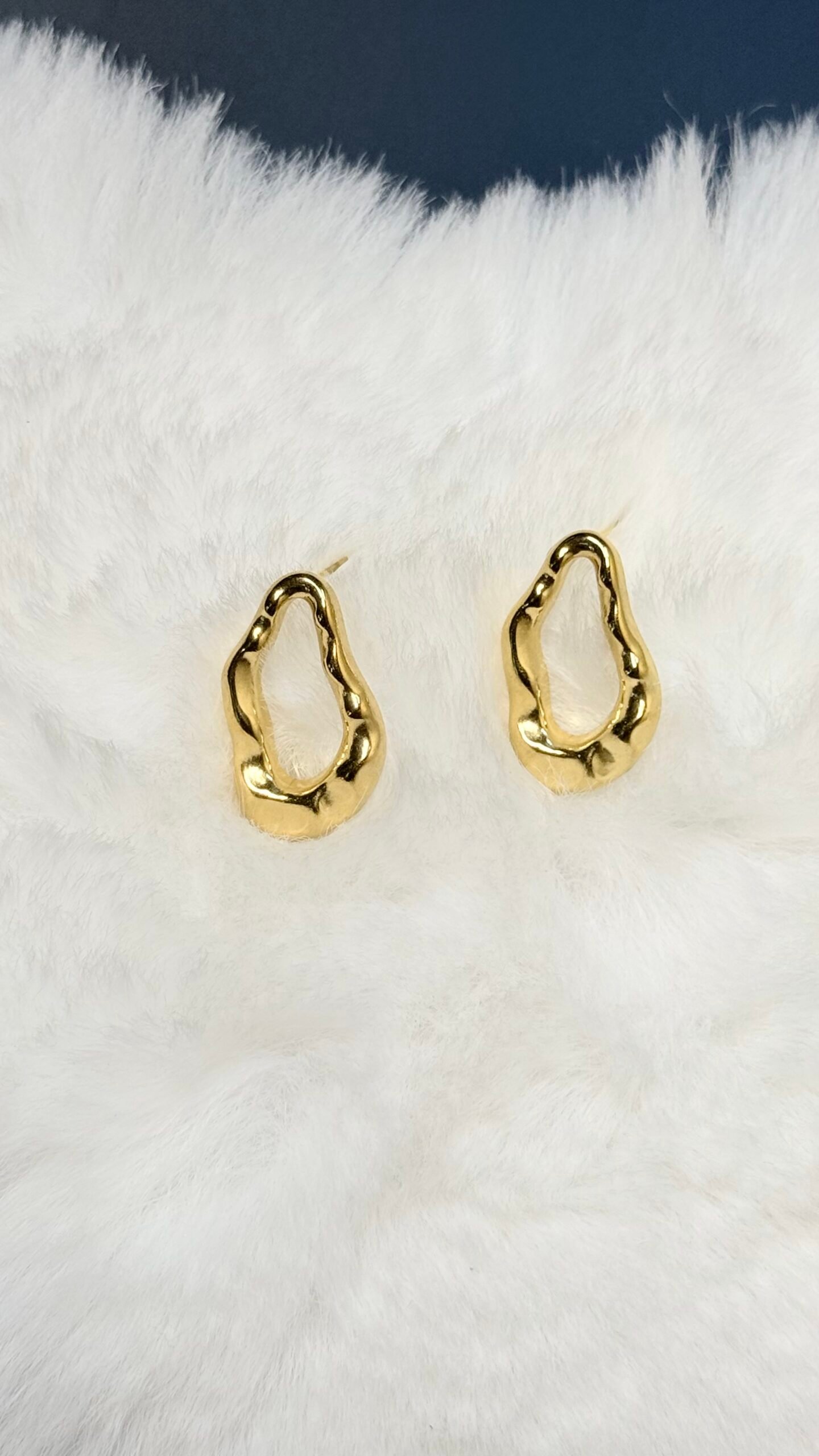 Aura Melt Gold Earrings - Image 3