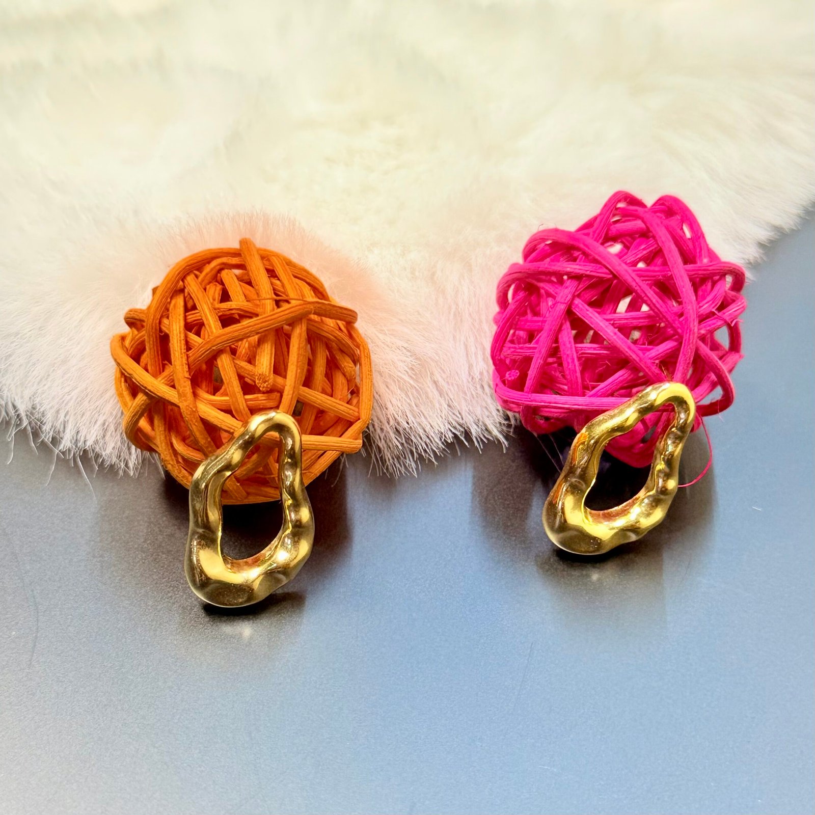 Aura Melt Gold Earrings - Image 5