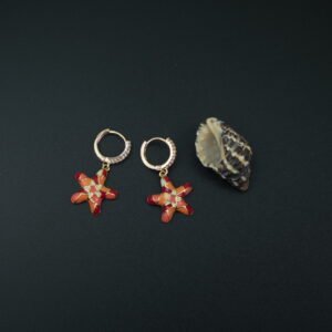 Sunset Reef Hoop Earrings
