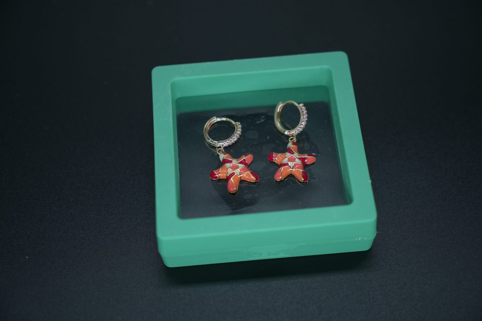 Sunset Reef Hoop Earrings - Image 3