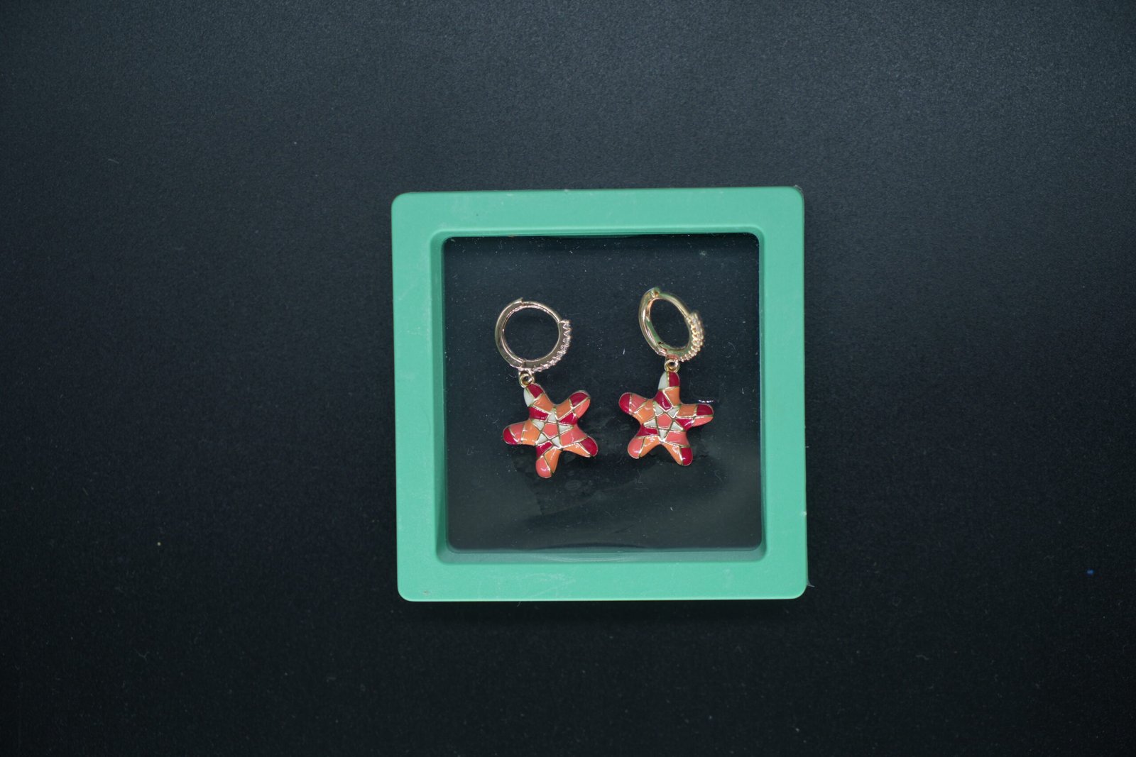 Sunset Reef Hoop Earrings - Image 4