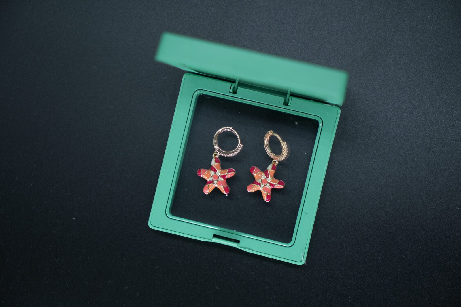 Sunset Reef Hoop Earrings - Image 5