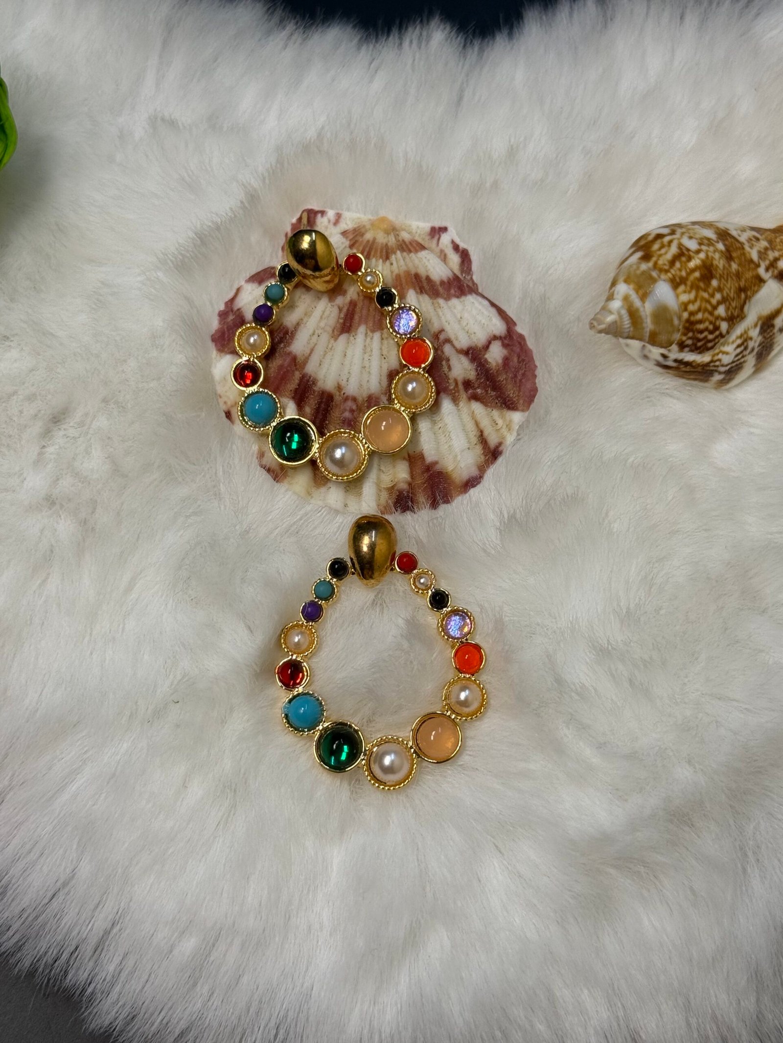 Vibrant Navratna-Inspired Statement Jewelry - Image 5