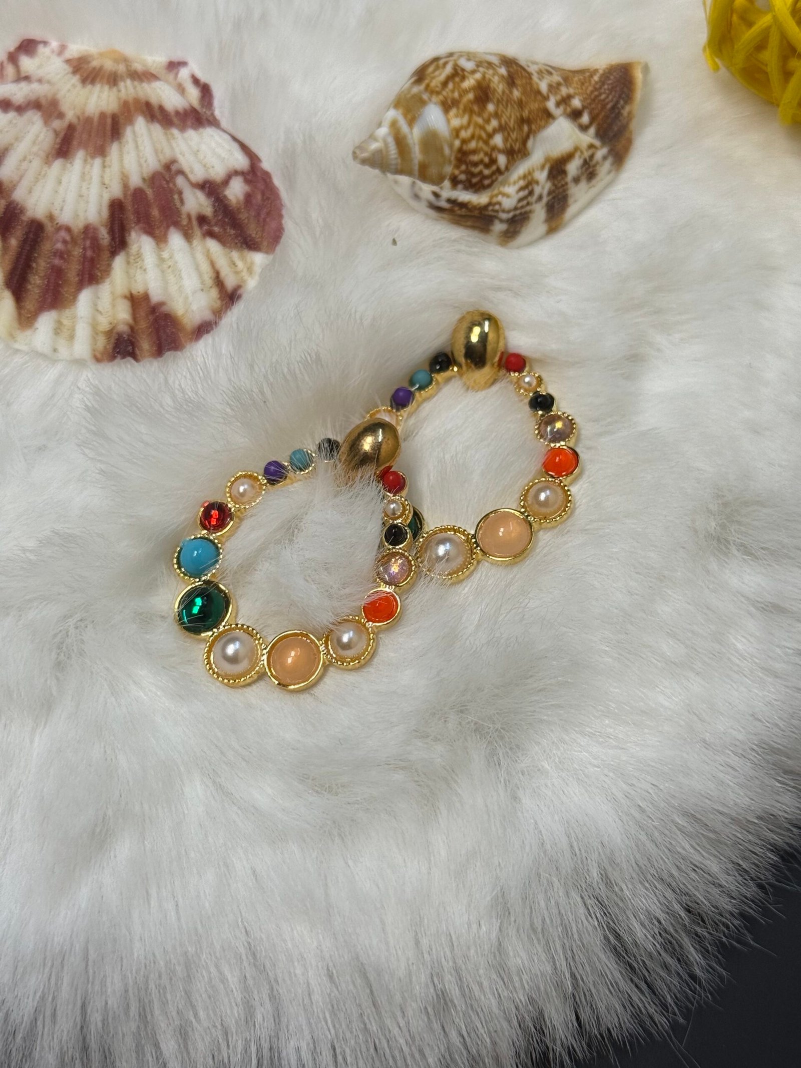 Vibrant Navratna-Inspired Statement Jewelry - Image 4