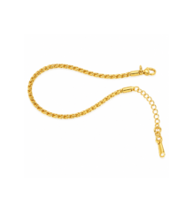 Gold plated classic chain bracelet for women
